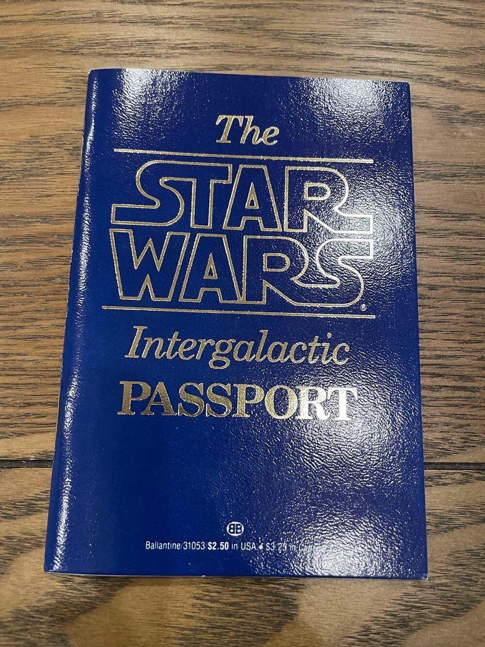 1983 Star Wars Intergalactic Passport Ballantine Book Unused Uncut Visa Seals